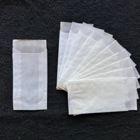 25 Pergamin Samentütchen atmungsaktiv Lagerung