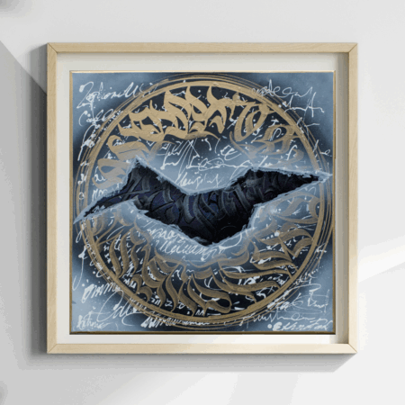 Kunstwerk Geister der Wüste Lophophora williamsii Peyote Leinwand Unikat signiert